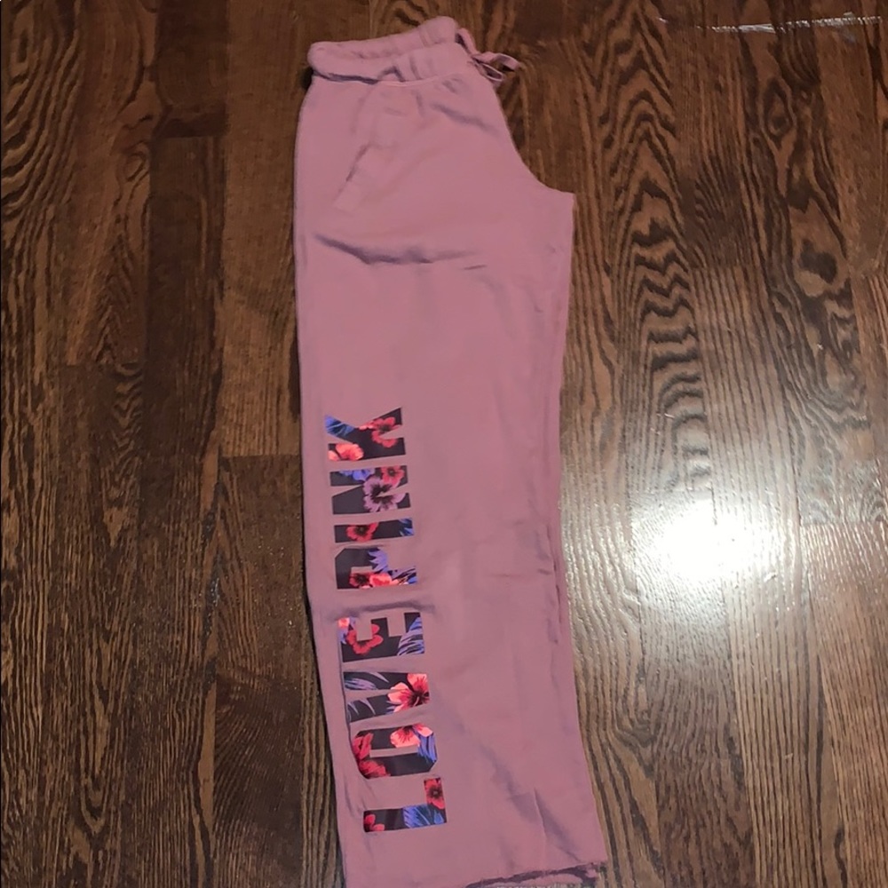 pink sweat pants